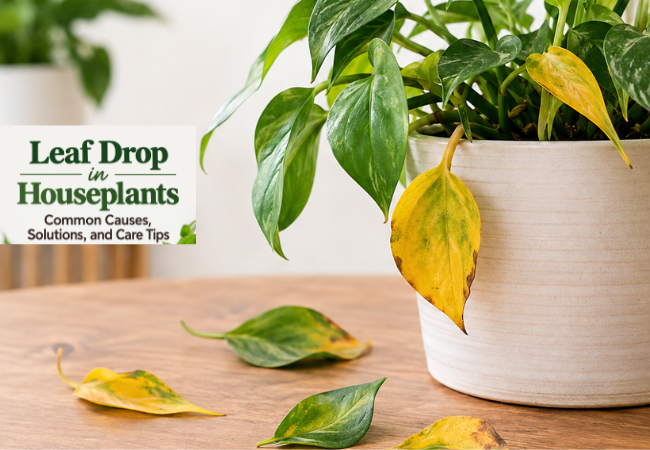 Leaf Drop in Houseplants Common Causes and Solutions